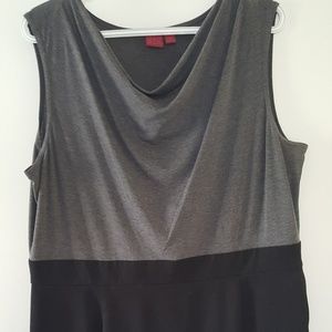 Women's black/gray dress